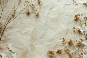 Textured craft paper background with a handmade and artisanal vibe photo