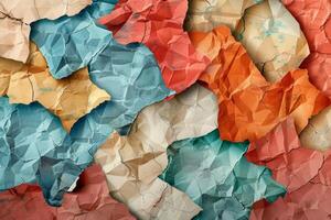 Seamless torn paper pattern for a dynamic and energetic design photo