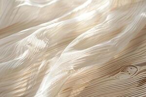Light ash wood texture with subtle grain patterns, creating a fresh and airy feel photo