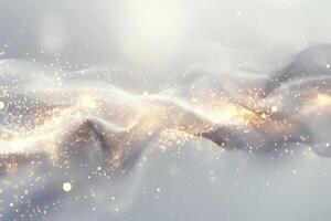 Sparkling comet-like sparkles streaking across a transparent white backdrop, adding dynamism and energy photo