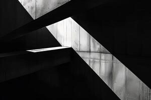 A minimalist abstract photograph, with stark compositions and dramatic lighting photo
