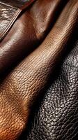 Leather textures for a sophisticated style photo