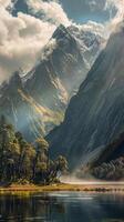 Remote mountain valleys hidden from the world photo
