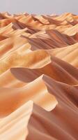 Majestic sand dunes sculpted into ever-changing shapes photo