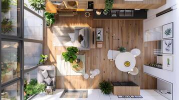 Stylish interior layout offering inspiration for creating a functional and organized home photo