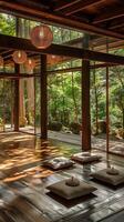 Tranquility envelops you in this meditation sanctuary photo
