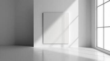 Minimalist decor providing a clean canvas for your personalized text photo