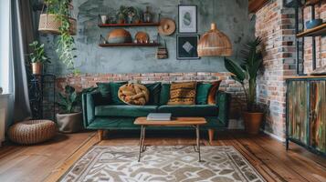 Interior decor arrangement highlighting the importance of creating a cozy seating area photo