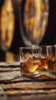 National Bourbon Day oak barrels and caramel notes photo