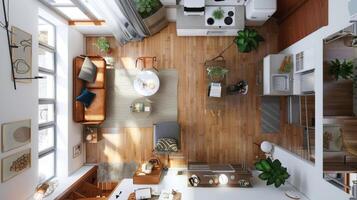 Interior layout demonstrating creative ways to add personality and character to your home photo