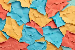 Seamless torn paper pattern for a dynamic and energetic design photo