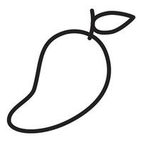 Mango Line Icon Design vector