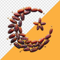 The dates are arranged in a crescent moon pattern white background psd