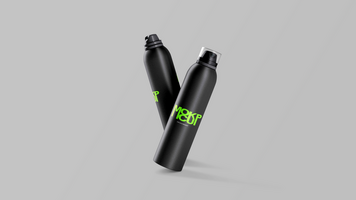 Mockup Two Deodorant Spray With Front View psd