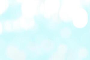 Blurred Spring Summer Nature Background with light Bokeh. Abstract blur blue and cyan soft pastel colors for backdrop. Defocused effect. Art clean blue cyan Illustration. Free Space for design photo