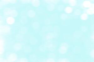 Blurred Spring Summer Nature Background with light Bokeh. Abstract blur blue and cyan soft pastel colors for backdrop. Defocused effect. Art clean blue cyan Illustration. Free Space for design photo