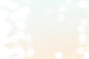 Blurred Spring Summer Nature Background with light Bokeh. Abstract blur blue and orange soft pastel colors for backdrop. Defocused effect. Art clean cyan orange Illustration. Free Space for design photo