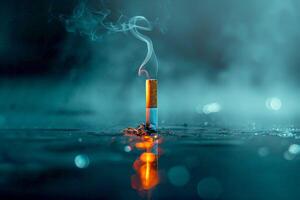 Quit smoking concept. World no tobacco day. . photo