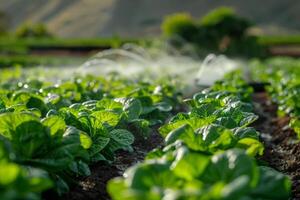 Smart Farm Concept, Agricultural Automation Control, Using Data to Analyze Plant Quality. photo
