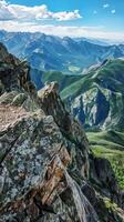 Rocky ridgelines offering exhilarating scrambles photo