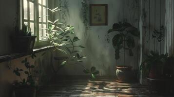 Clean and uncluttered scene with room photo