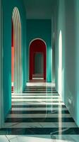 Striped patterns for a contemporary feel photo