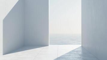 Minimalist design providing a clean canvas for your creative marketing ideas photo