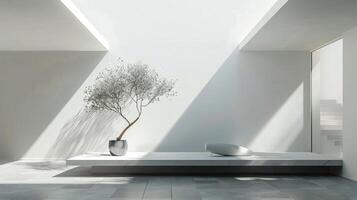 Minimalist home decor maximizing space and light for a harmonious feel photo