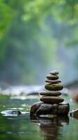 Meditative soundscape creates a tranquil ambiance photo