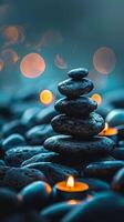 Calming ambiance for mindfulness practices photo