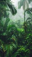 Verdant rainforests teeming with exotic wildlife photo