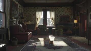 Clean and uncluttered scene with room photo