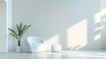 Stylish furnishings with blank space ideal for your marketing materials photo