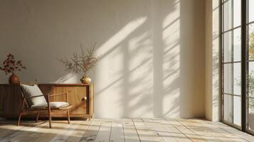 Interior decor elements with ample copy space, suitable for your marketing needs photo
