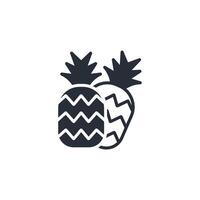 pineapple icon. .Editable stroke.linear style sign for use web design,logo.Symbol illustration. vector