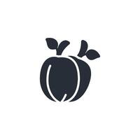apricot icon. .Editable stroke.linear style sign for use web design,logo.Symbol illustration. vector