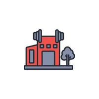 gym icon. .Editable stroke.linear style sign for use web design,logo.Symbol illustration. vector