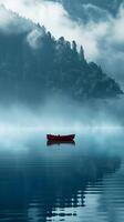 Calm waters reflect the tranquility of the soul photo