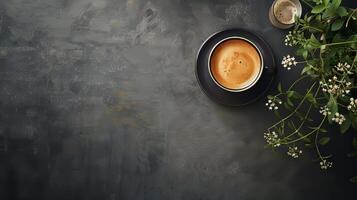 Coffee break concept with ample space for adding your own text or graphics photo