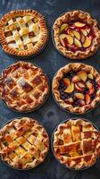 National Pie Day flaky crusts and fruit fillings photo