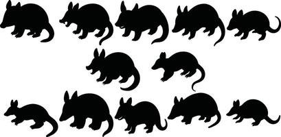 animal silhouette designs, design vector