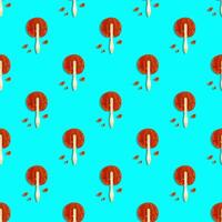 Seamless pattern of hande made lollipops with shadow photo