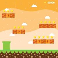 Game Arena Background vector