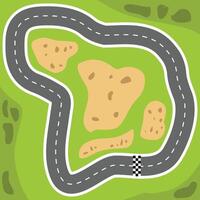Game Racing Arena vector