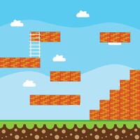 Game Arena Background vector