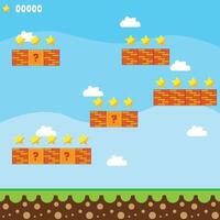 Game Arena Background vector