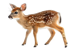 side view of mouse deer isolated on transparent background , png