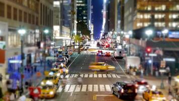 Crowds of pedestrians commuting on crowded urban road busy hectic fast speed video