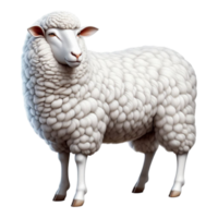 Generated Ai A sheep is standing on a grid with a pink nose png