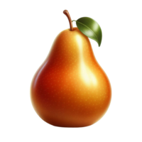Generated Ai Fresh yellow pear png
